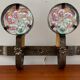 Appliques vintage en ferforgé et pâte De verre Murano des années 50-60