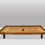 Pierre Chapo. “Godot” model blond oak bed. 1960s.