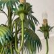 Tropical chandelier in sheet metal 1970.