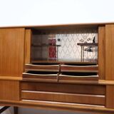 Vintage wandmeubel Deens Teak