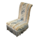 Chauffeuse vintage Napoléon velours beige