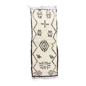 Tapis berbere beni ouarain vintage