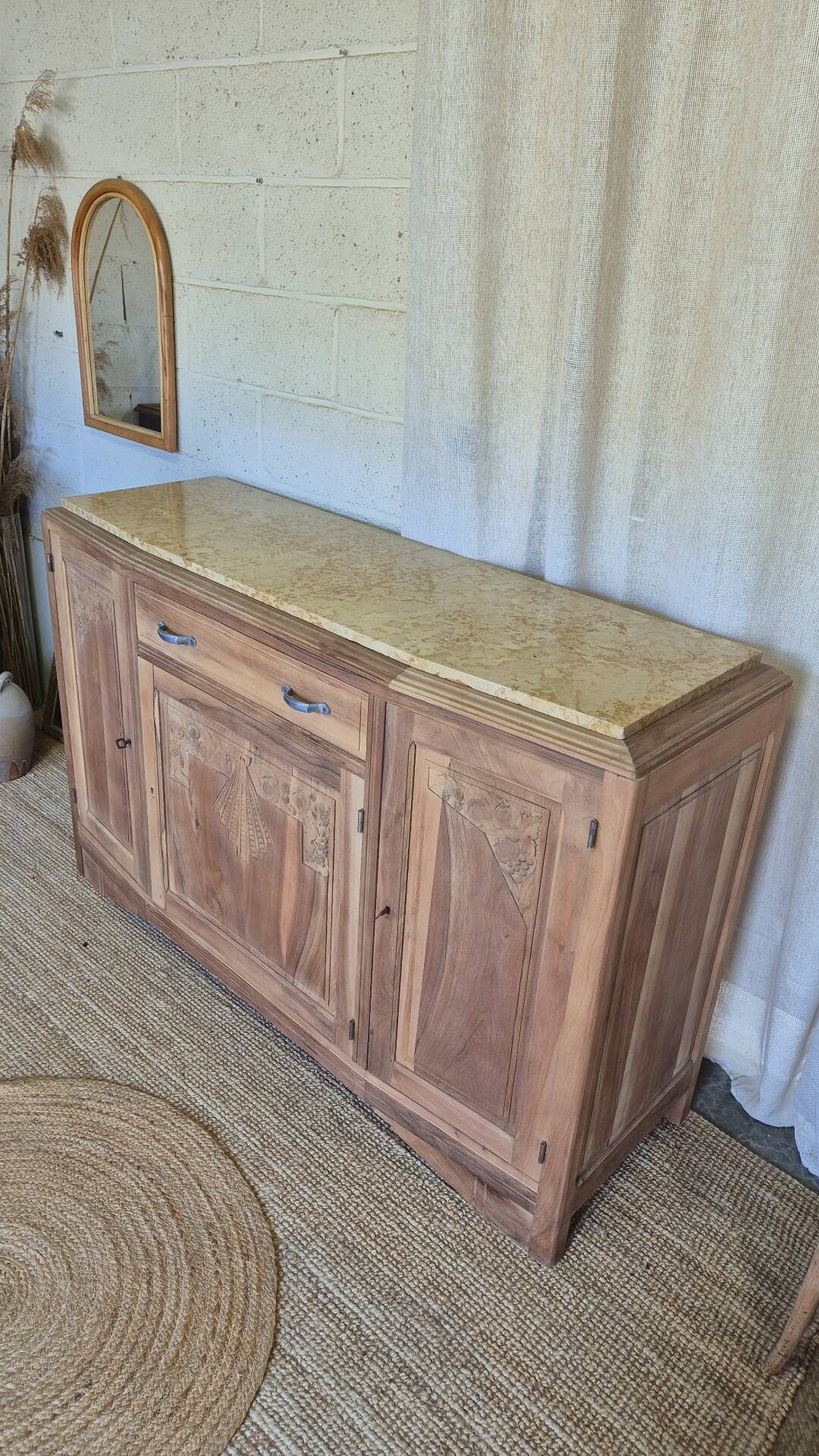 Buffet art déco noyer