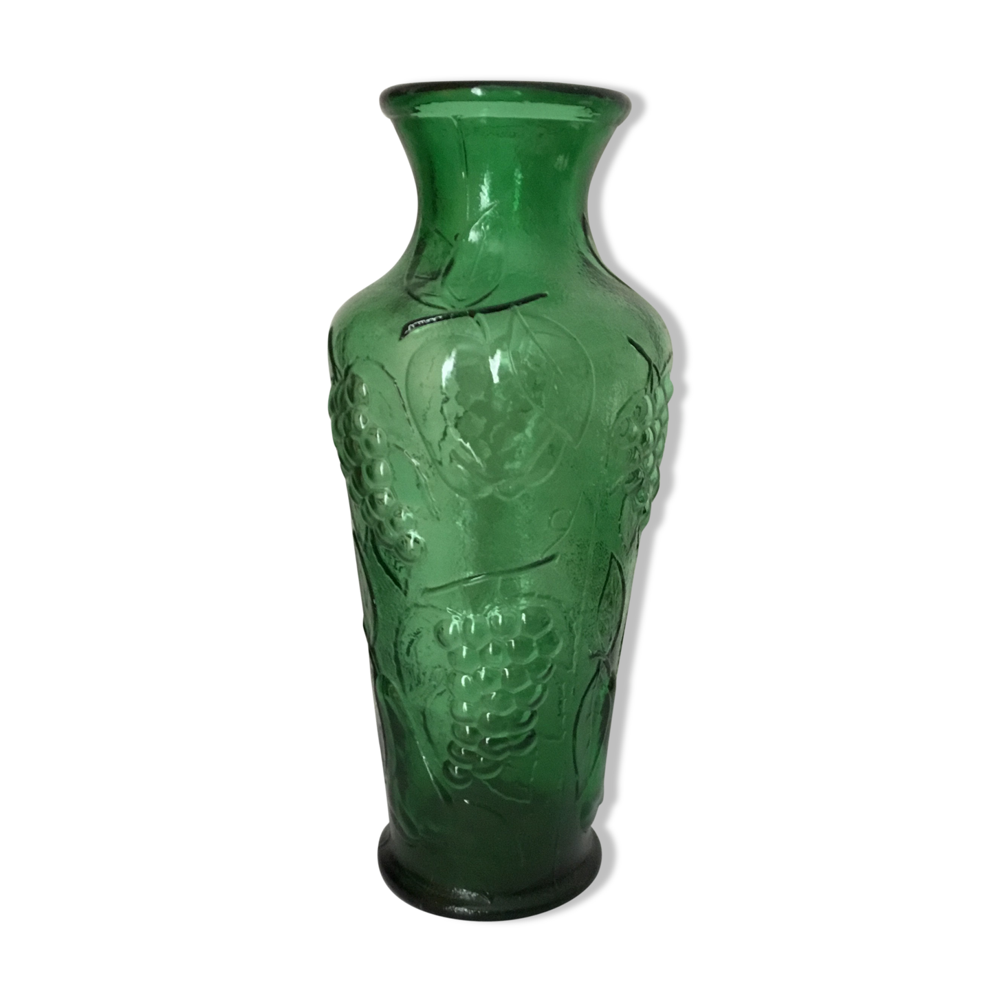 Thick glass vase