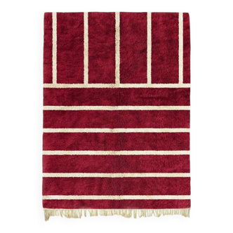 Tapis beni mrirt fait main traditionnel 250cmx150cm