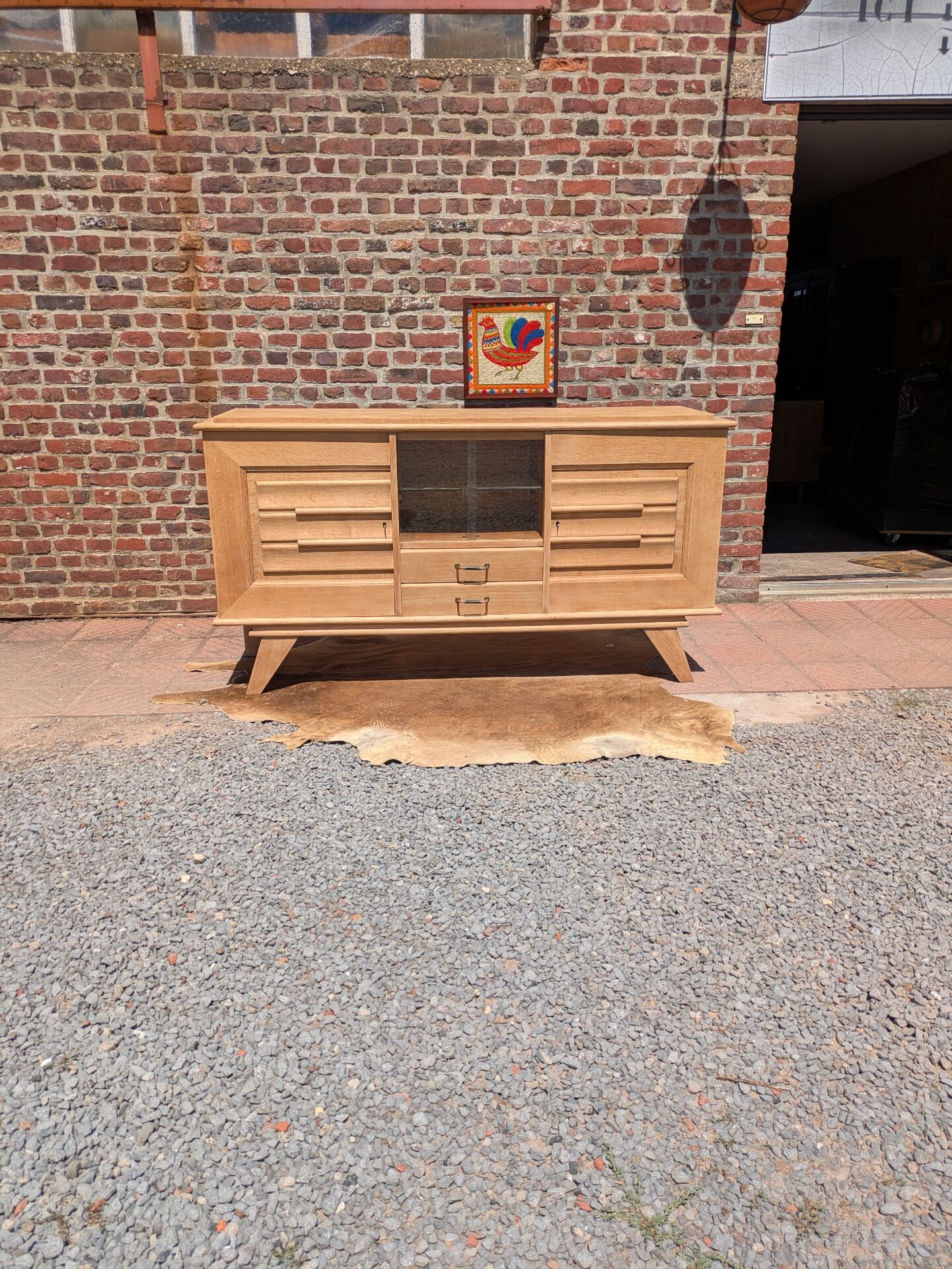 Vintage oak sideboard