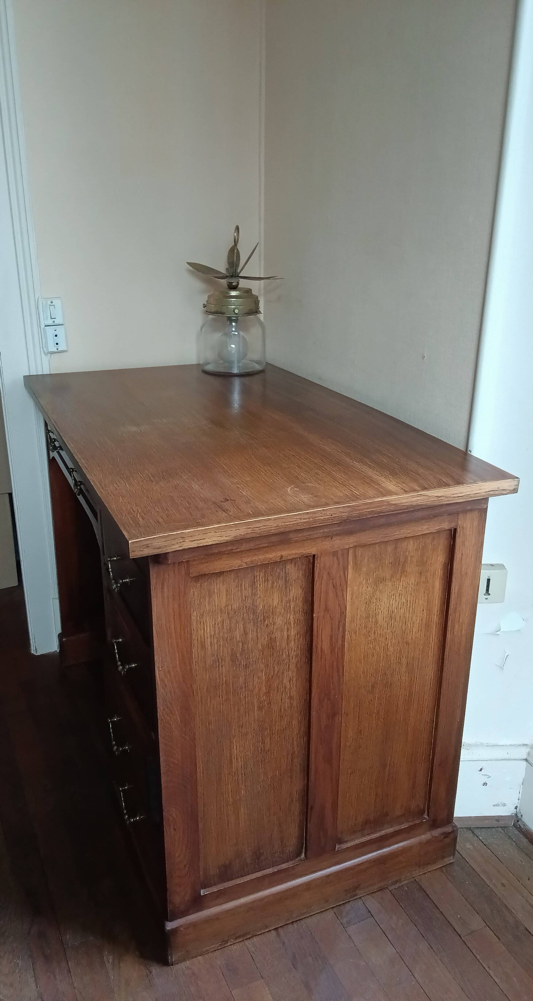 Oak administration desk