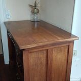 Oak administration desk