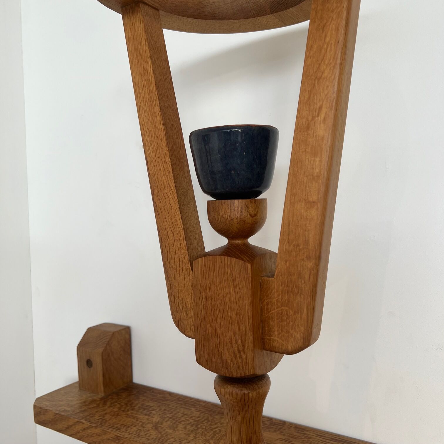 Guillerme et Chambron French Mid-Century Shelf Wall Lights