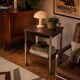 Vintage 70s retro chrome ant table