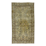 Tapis vintage anatolien turc fait à la main 237 cm x 135 cm