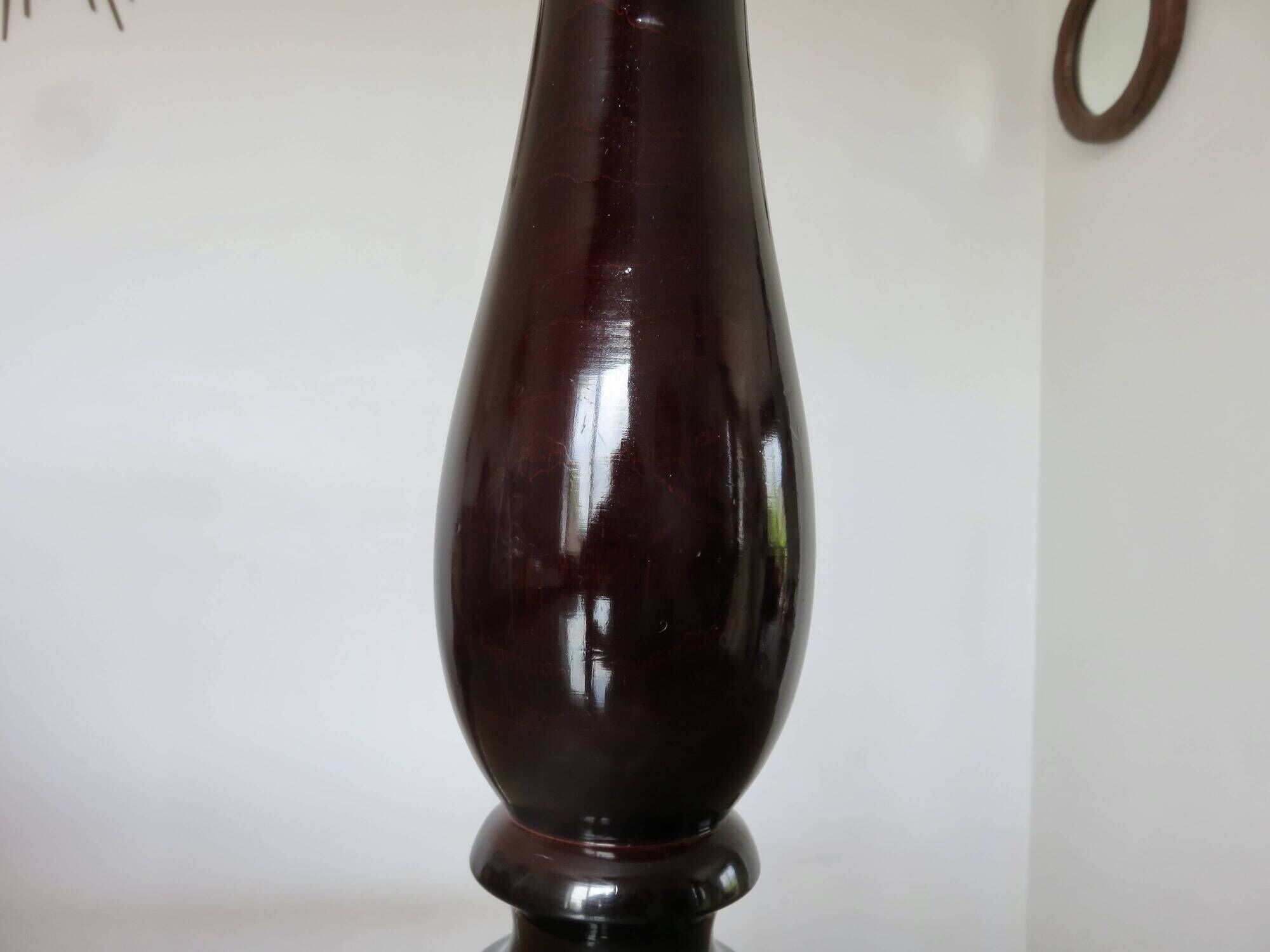 Xxl pepper mill by "chiaruzi" "cc" florence, italy, lacquered wood, 1970