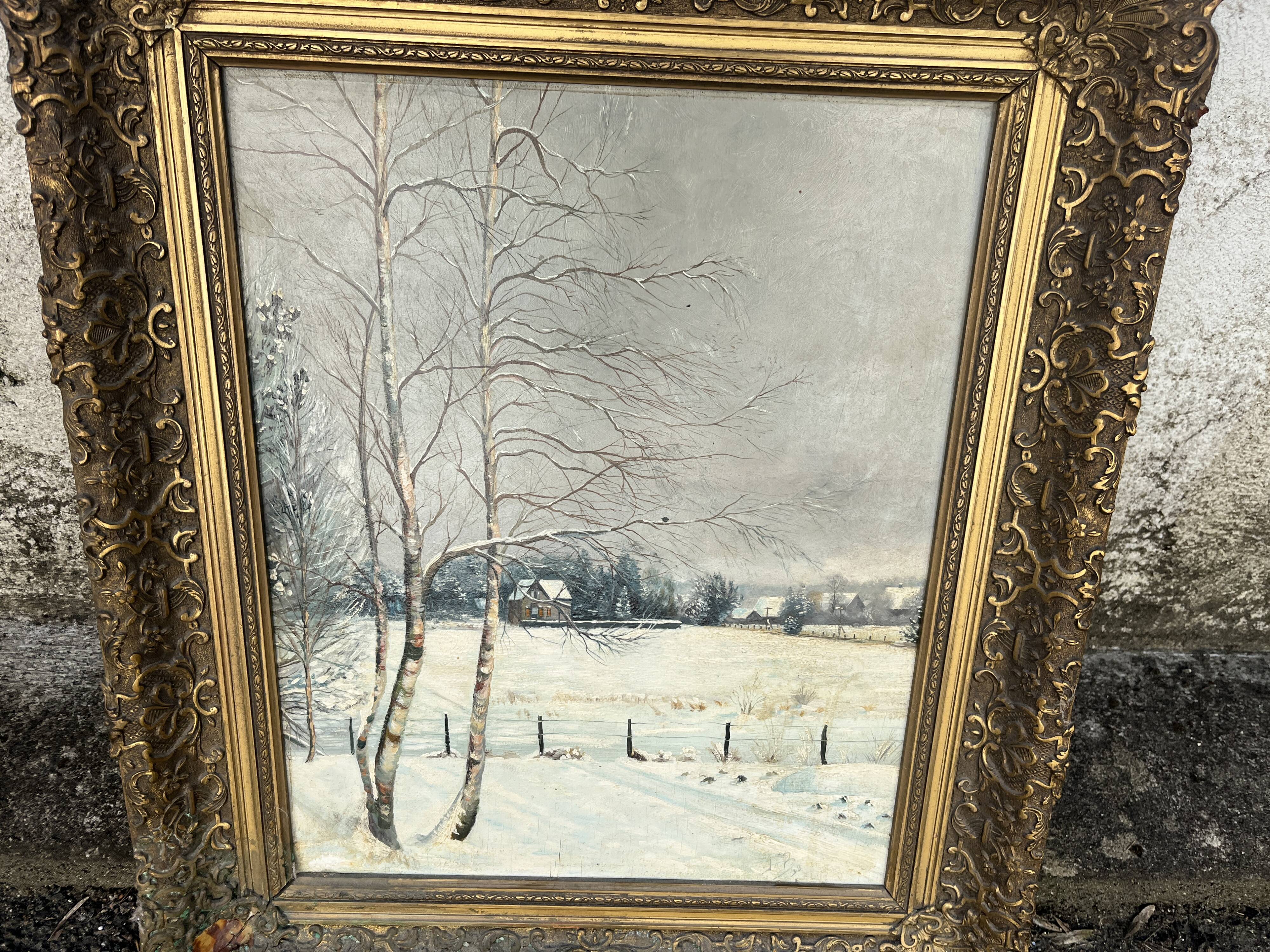 Tableau XIX Jacob Jackson - Winter Landscape with Birches