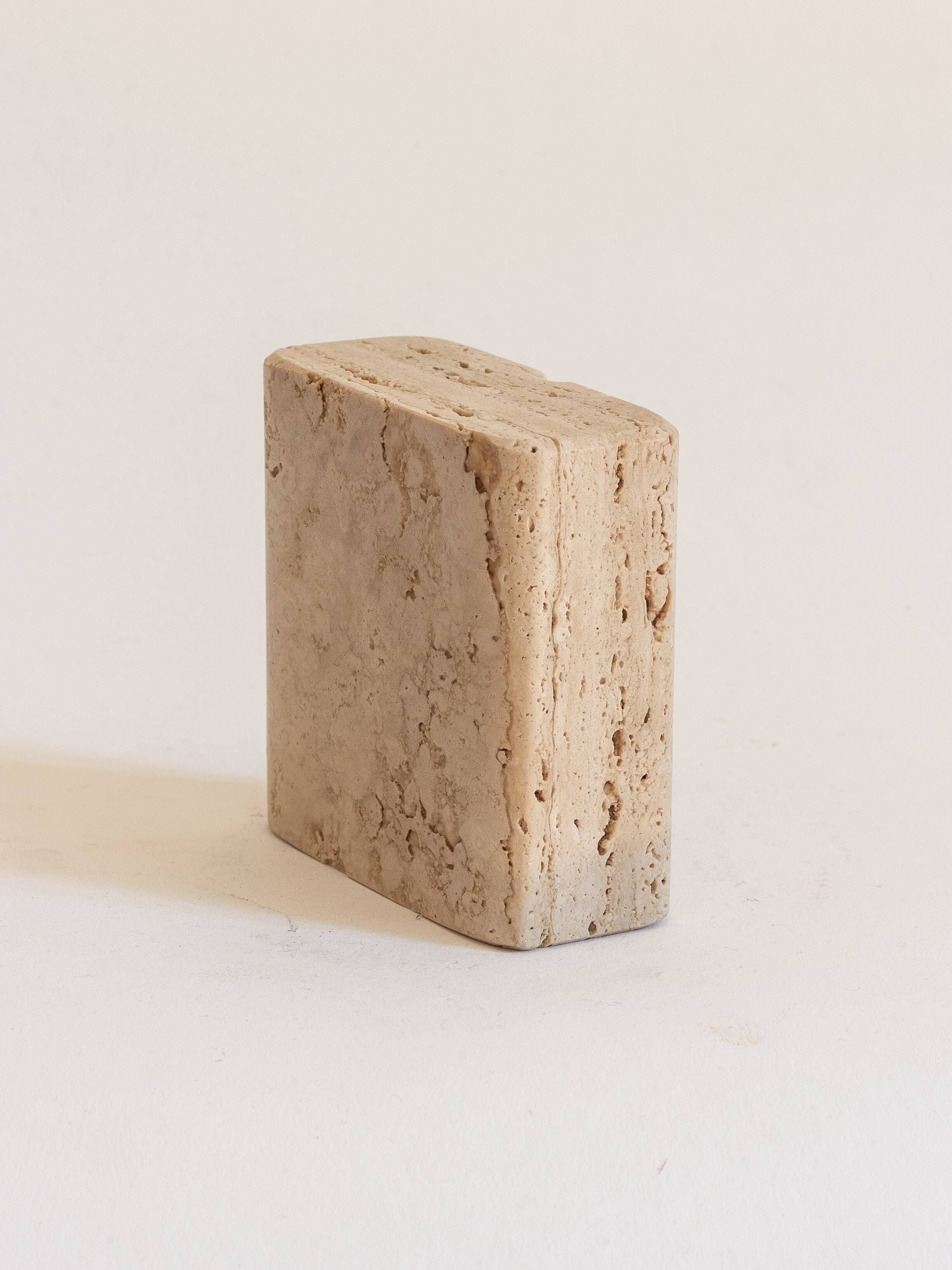 Travertine ashtray, 1970s