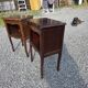 Paire de table de chevet style Louis XV en chêne
