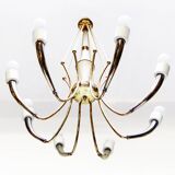1950s Italian Spider Chandelier By Oscar Torlasco