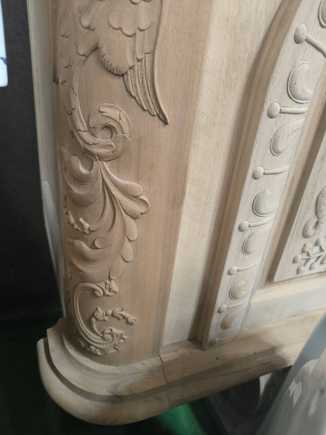 Huge sideboard, 1957, solid natural walnut