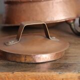Decorative hammered copper fountain