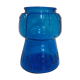 Seau a champagne vintage en verre bleu
