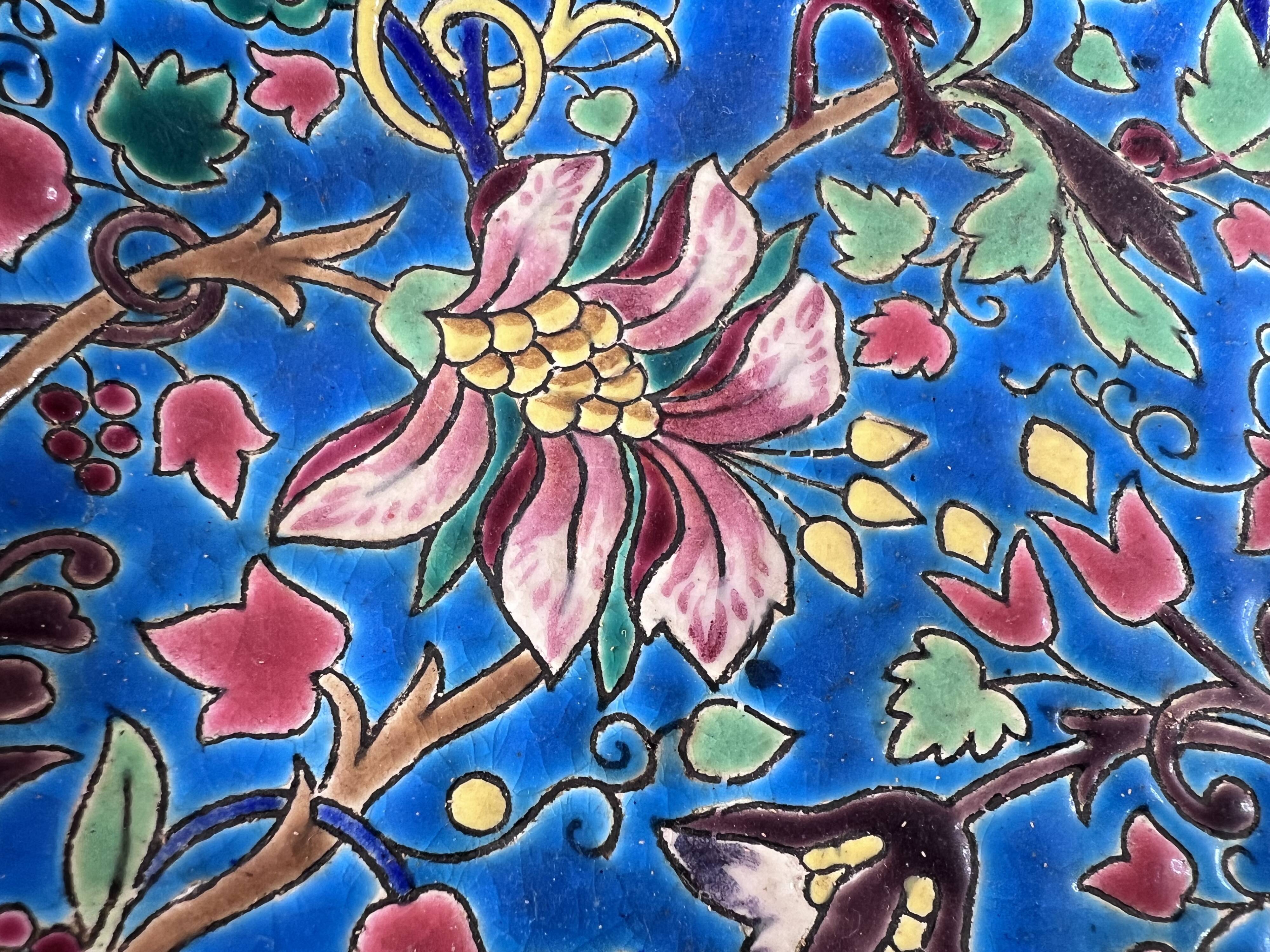 Decorative bowl in Longwy enamels