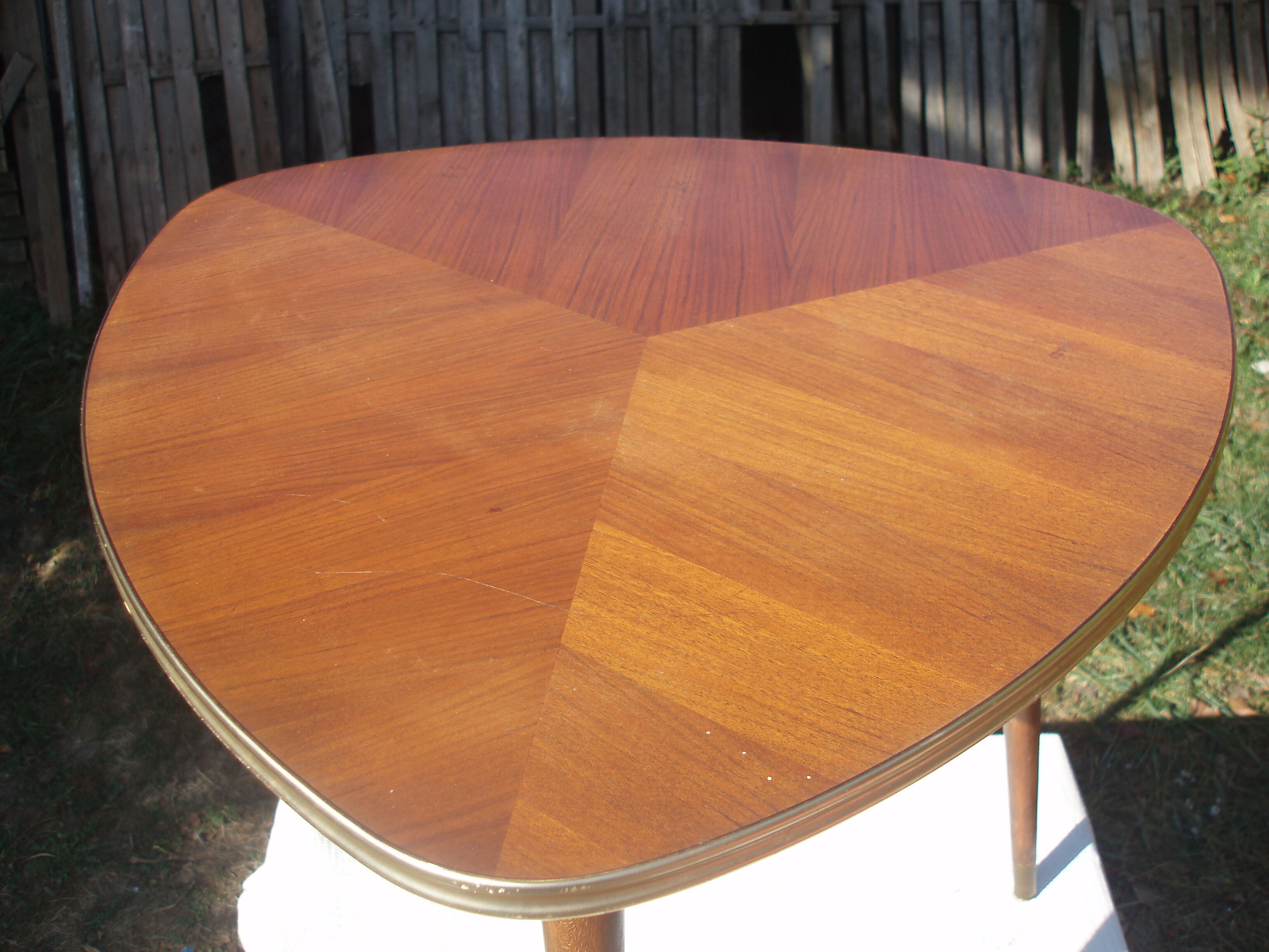 Table tripod triangular vintage extra