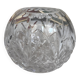Round crystal vase