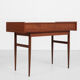 Midcentury danish compact desk with 2 drawers in teak 1960s