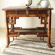 Old colonial style bamboo desk