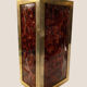 Light gold brass and tortoiseshell decoration way