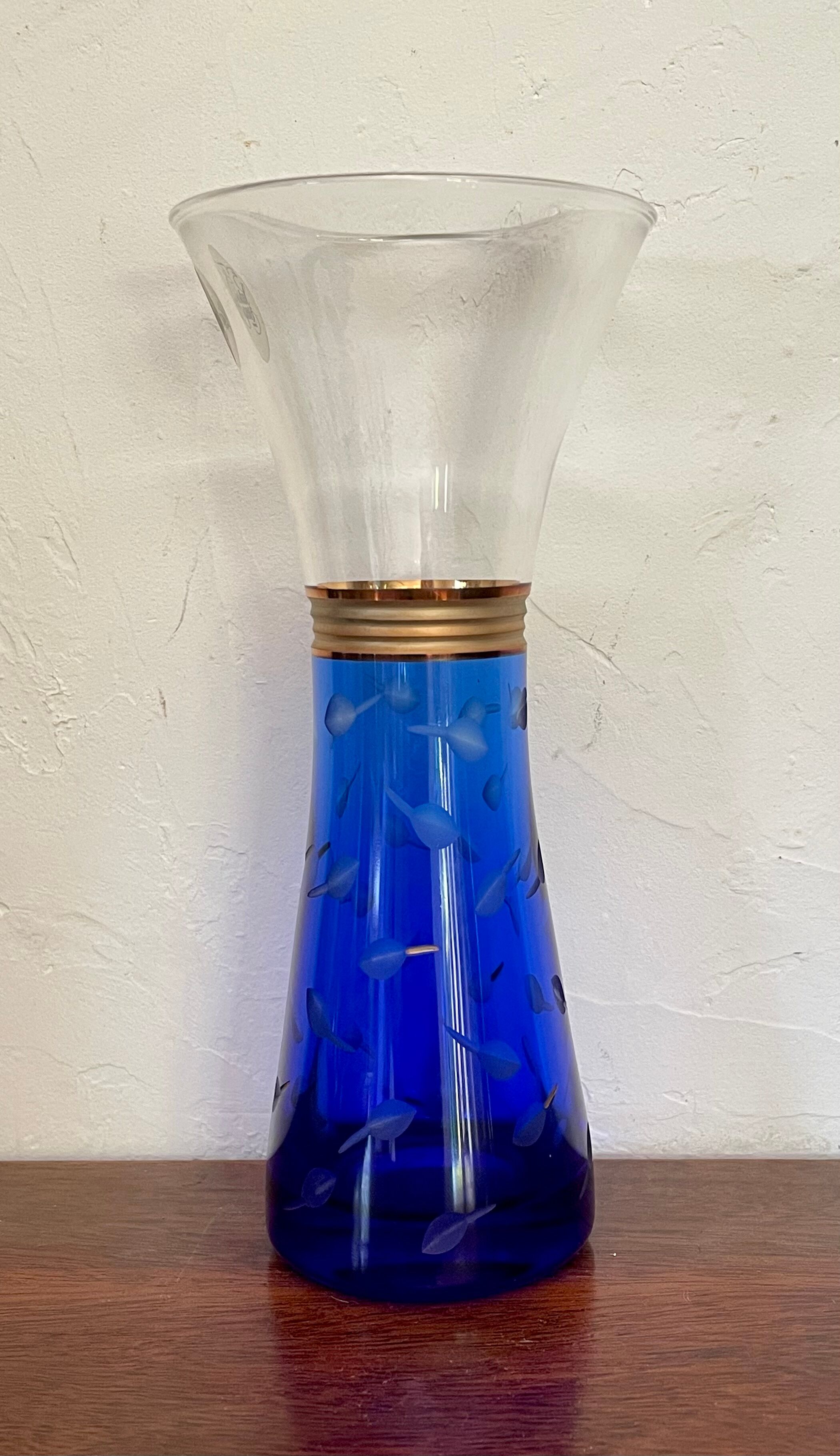 Shisheido vase Cristal d'Arques circa 1990