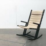 Mid-century German minimalist Safari rocking chair by Casala, 1960s.