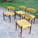 Set of 4 Scandinavian rosewood chairs from the 50s