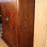 Asymmetrical art deco rosewood veneer cabinet