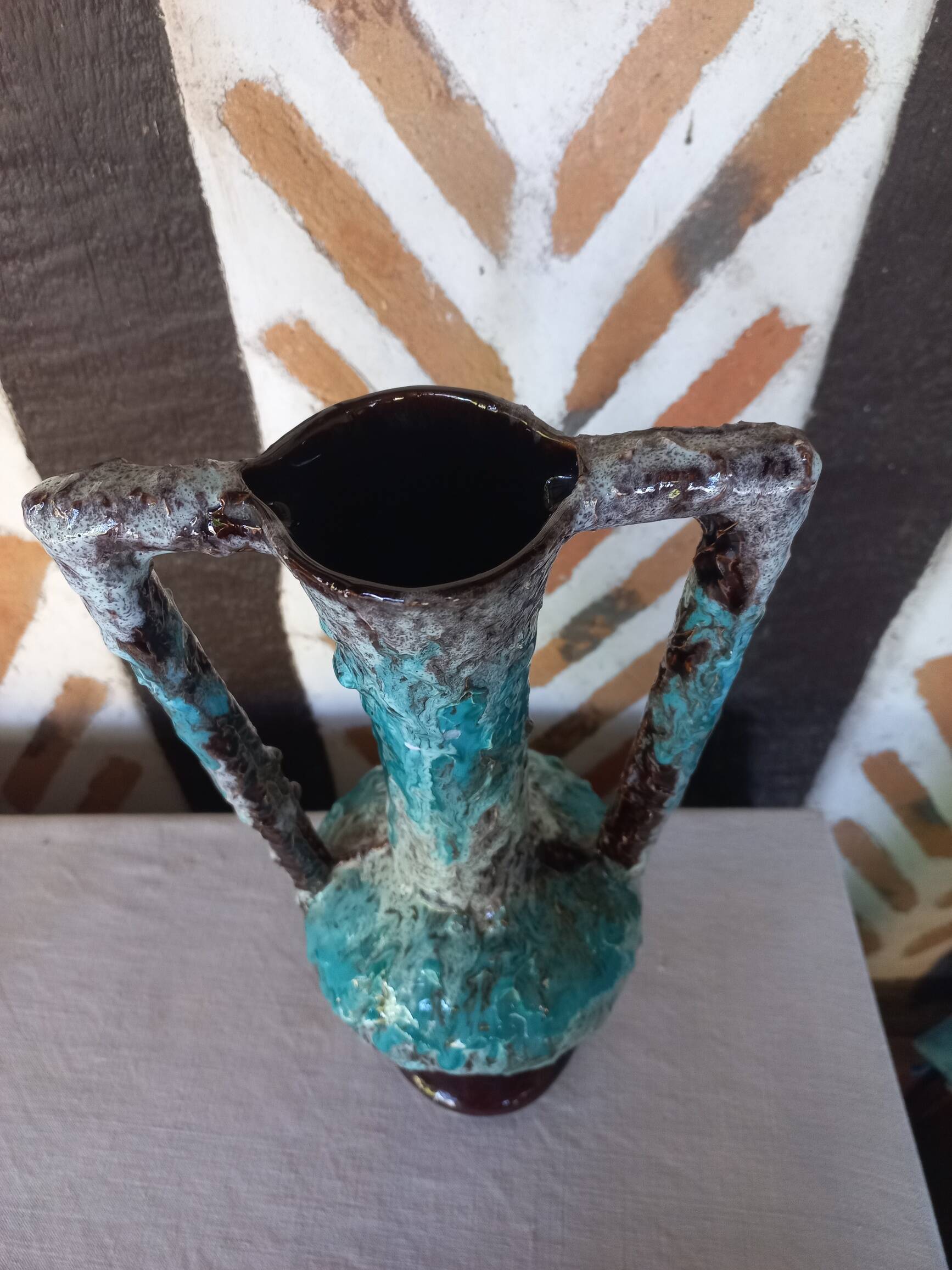 Large Vallauris amphora vase