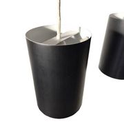 6 Louis Poulsen "pipe" pendant lights, 1960s, lacquered steel