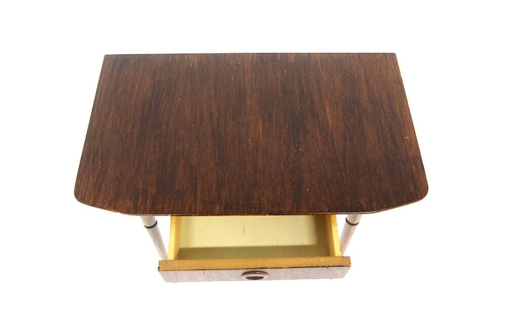 Scandinavian oak bedside table, Sweden, 1970