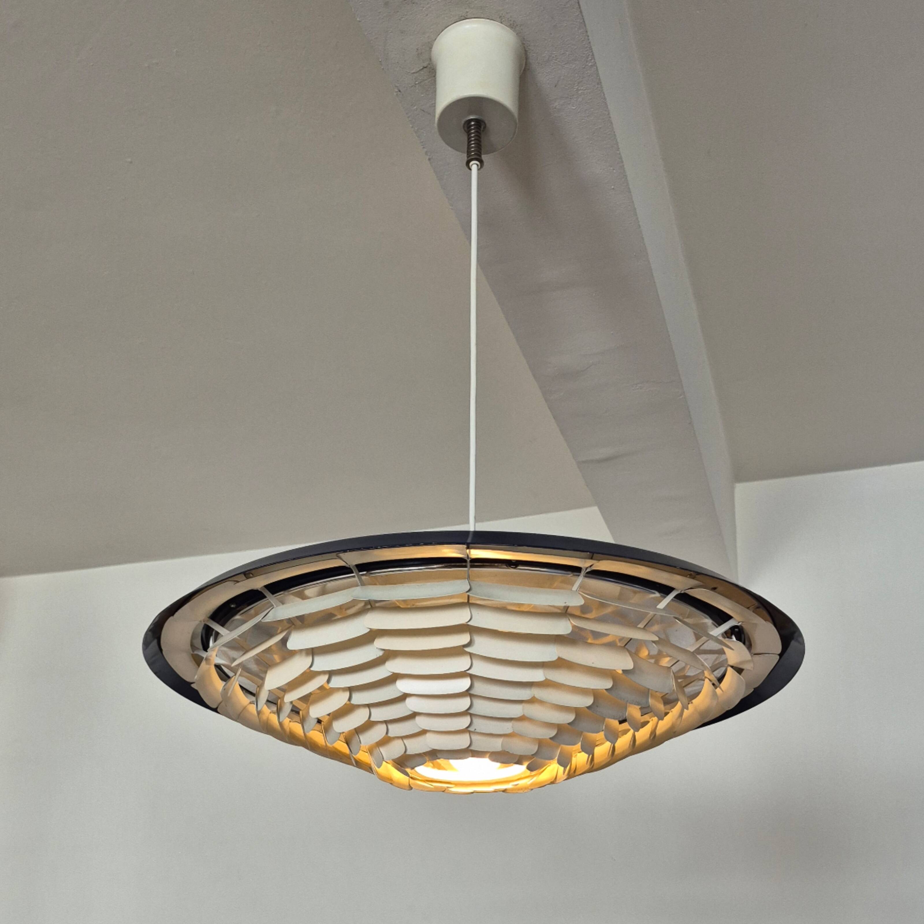 Space age Danish pendant lamp, Denmark 1960s