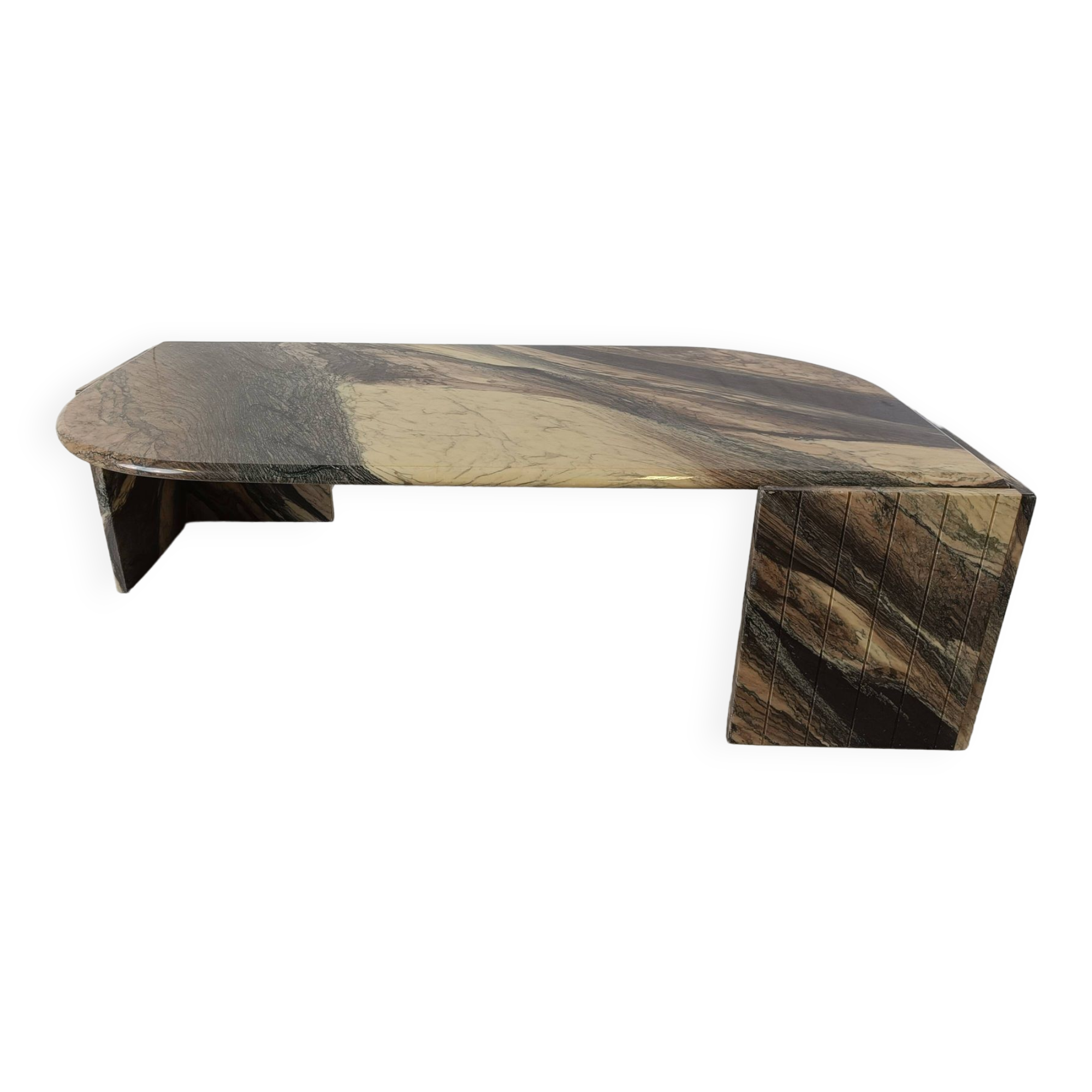 Vintage marble coffee table, 1970s