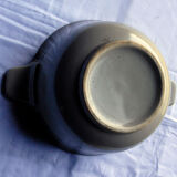 Old tableware service in beige earthenware longchamps