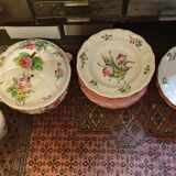 Earthenware plates luneville