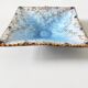 Light blue enamel catch-all tray