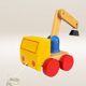 Jouet à tirer camion articulé en bois