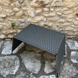 Trundle table or trundle stool made of iron and fishing line - set of 3