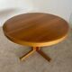 Vintage 70s Scandinavian design oak extendable table
