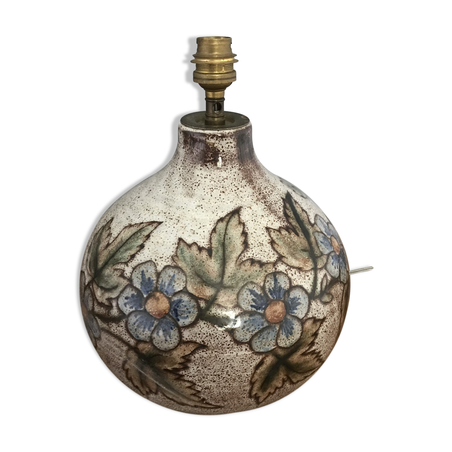 Pied de lampe en céramique