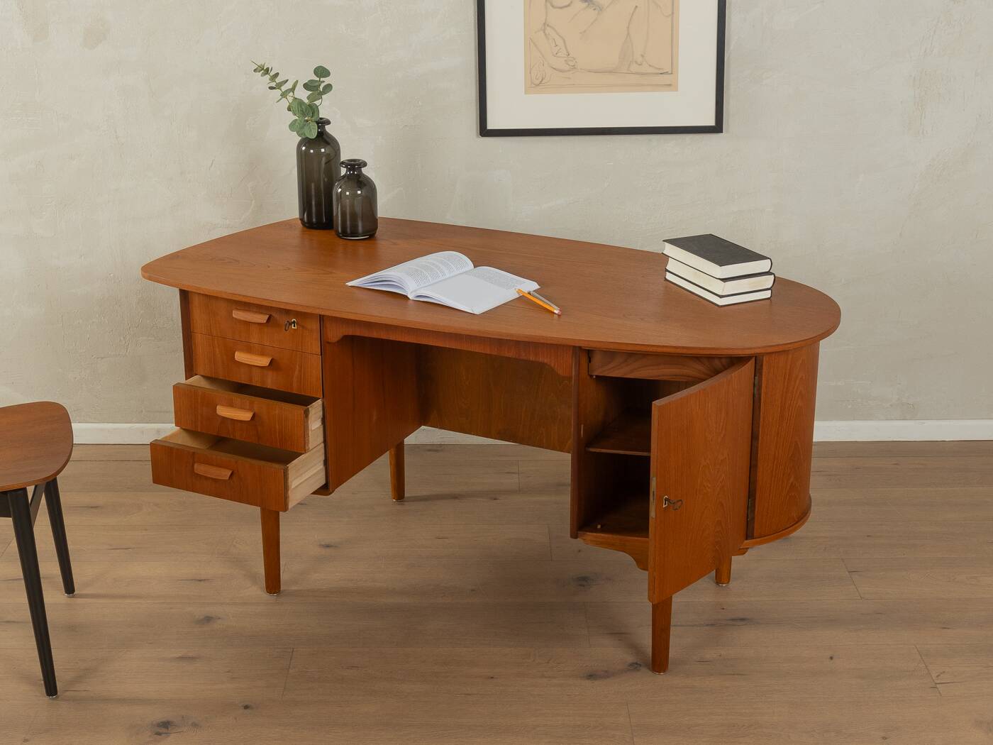 Free-Standing Desk, Scandinavian