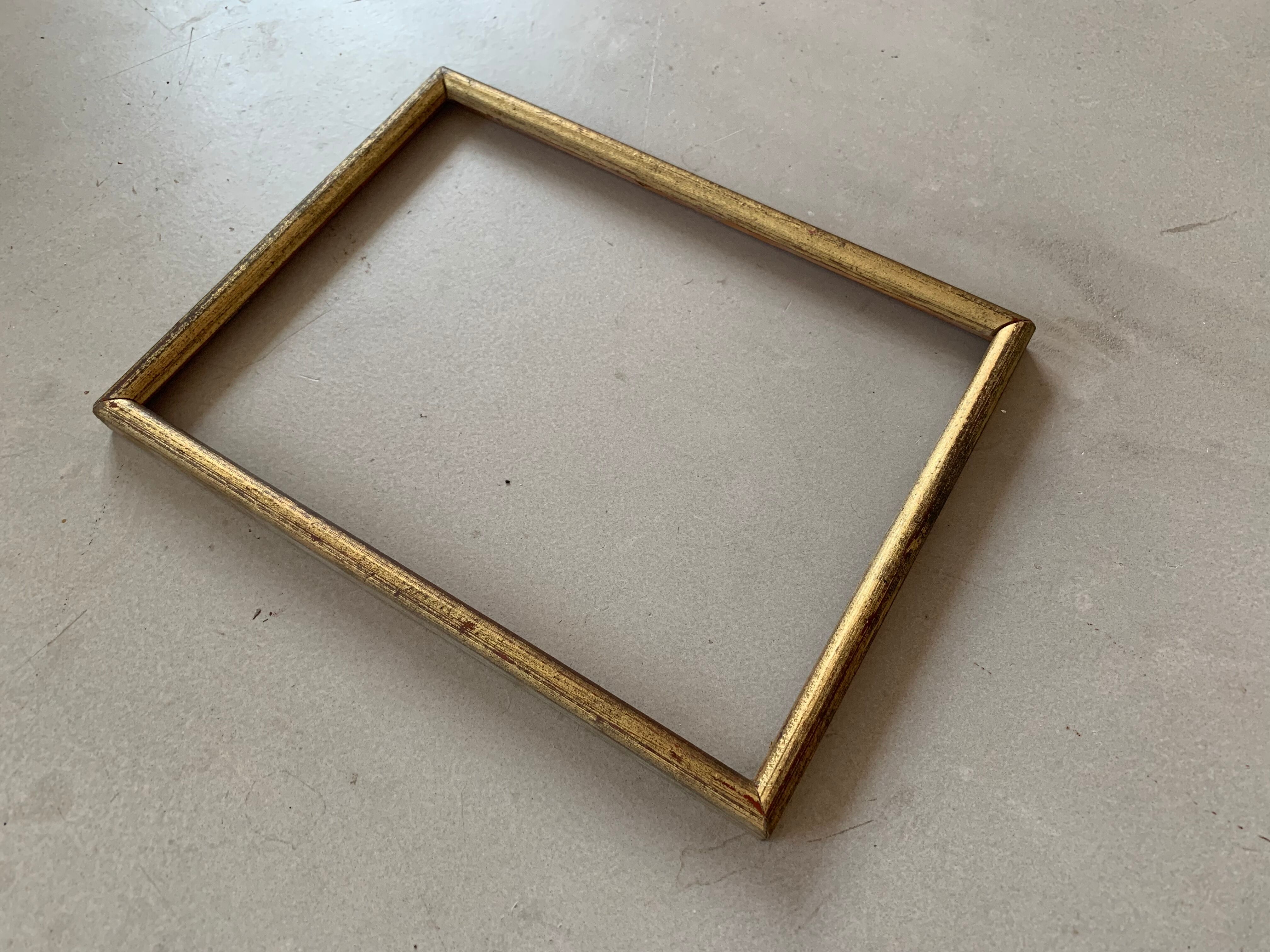 Golden frame 19x25cm