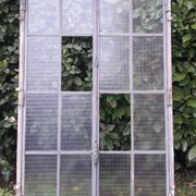 Window L107xH174 industrial curved metal glass roof frame reinforced glass
