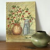 Painting on paper