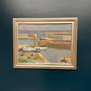 Swedish Oil on Canvas – by Richard Björklund – Sail Boat